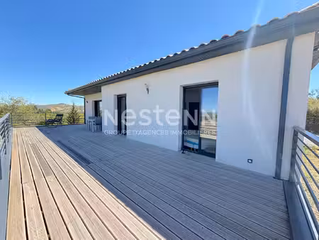 à vendre : maison récente de plain-pied sur les hauteurs de mirepoix