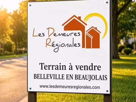 terrain 460 m² belleville