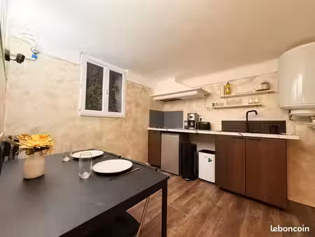 t2 rénové et meublé clé en main – 27 5 m² – nice pessicart – 130 000
