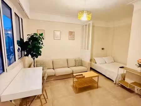 nice carras – studio meublé 25 m² – idéal étudiant – proche edhec