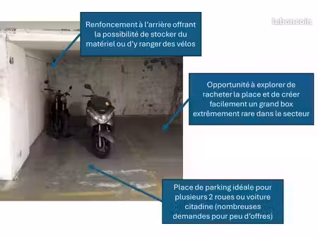 parking à deux pas du sacré cœur