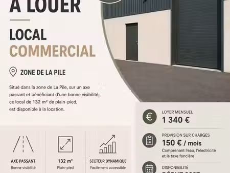local 132 m² saint cannat