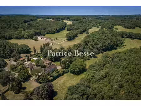 en périgord pourpre  entre bergerac et sarlat  étendu sur 48 ha clos  un manoir et sa...