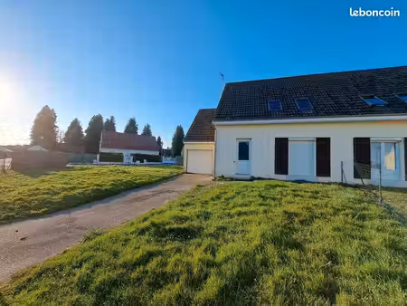 pavillon semi-individuel t5 avec jardin et garage à crecy-sur-serre