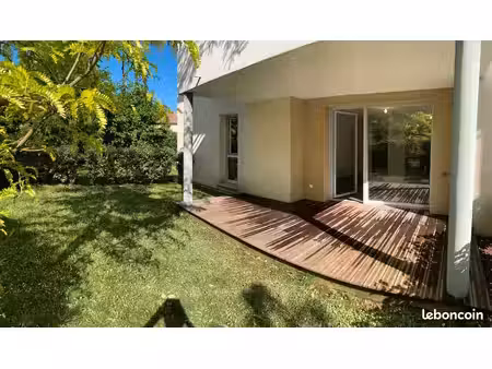 appartement rdc neuf équipé 2 pièces 43 m² terrasse 10 m² jardin 56 m² parking privatif al