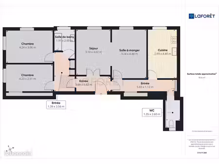 bureaux 88 m² nice