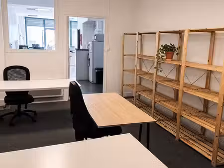 bureau privatif meublé de 21 m² – 3 à 4 postes – paris 20e