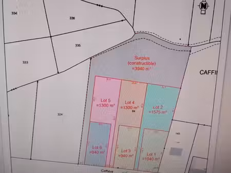 vends parcelles de terrains constructibles