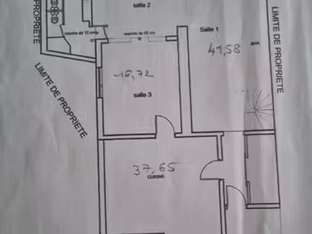 rare a nantes 160 m2 + dependance 40 m2 + cour 140 m2 -350 000