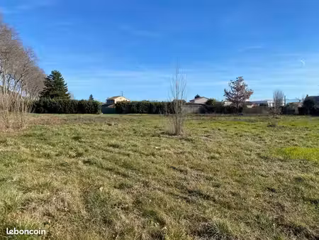 terrain 500 m² charmes sur rhone