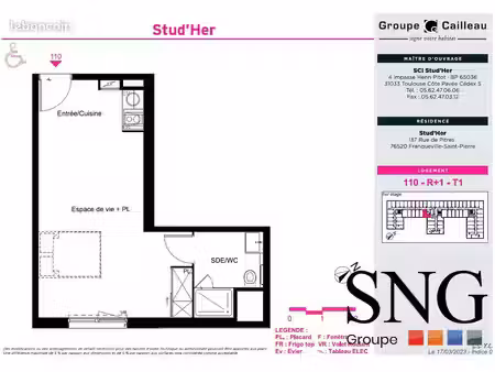 appartement 1 pièce 31 m²