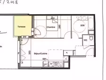 appartement 2 pièces 63 m²