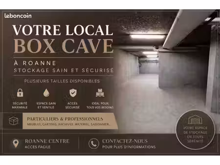 local / box / stockage / cave / garage / garde-meuble – roanne (a partir de 50)