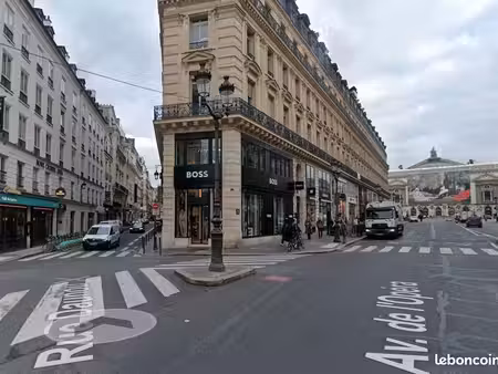 cession droit au bail – local commercial 180m² – rue daunou  paris 2ème