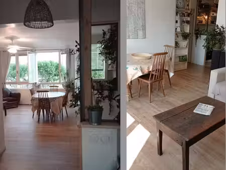 appartement lumineux et traversant 68 m²