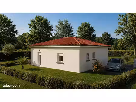 projet de construction d'une maison 74 m² avec terrain à arras-sur-rhone (07)