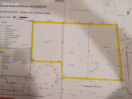 3 terrains à bâtir