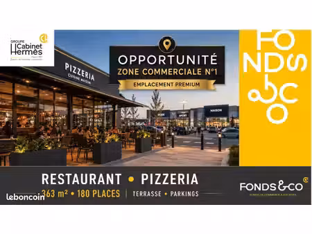 fonds de commerce restaurant 363 m²