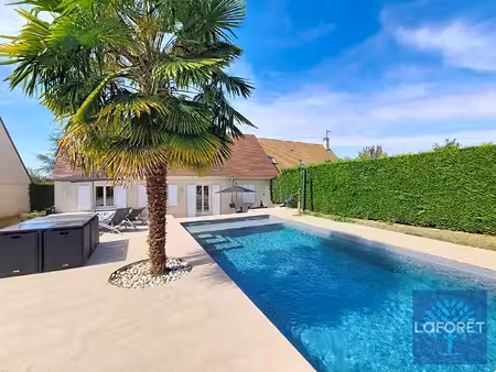 pavillon familial avec piscine et spa à morigny-champigny
