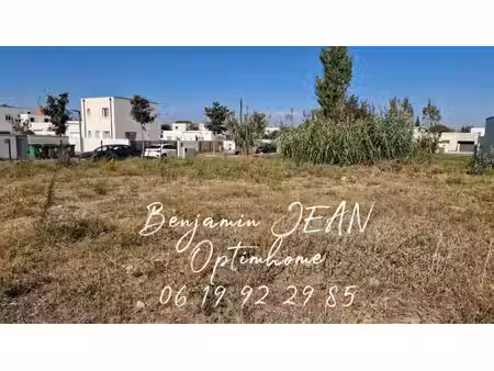 terrain à bâtir 752 m² – sérignan / proche valras-plage – à 500 m de la mer !
