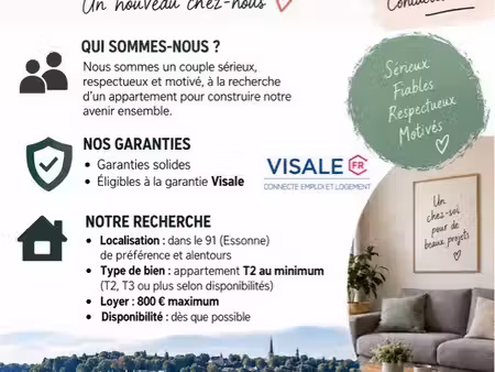 recherche appartement 91