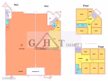 local bureaux 475 m²
