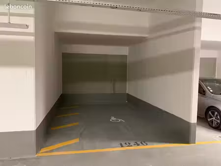 parking boxable dans résidence neuve