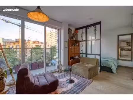 particulier vend : studio moderne 28m² + balcon + parking – asnières-sur-seine