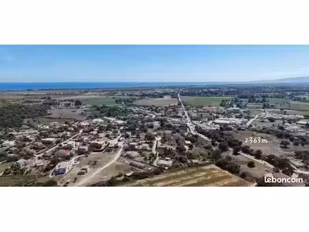 terrain viabilisé en bordure t10 entrée nord aleria 2363m 79euros le m2