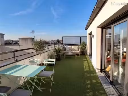 appartement 107 m2 - 4 pièces - balcon & terrasse - 200 m du rer e