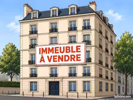 immeuble 32 pièces 530 m²