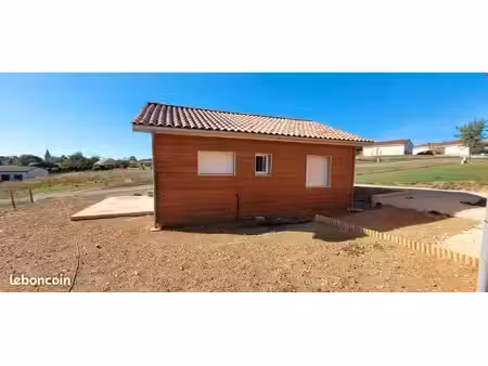 maison type chalet bois