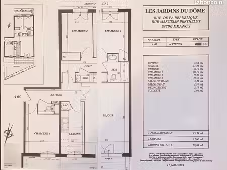 boutique 75 m² drancy