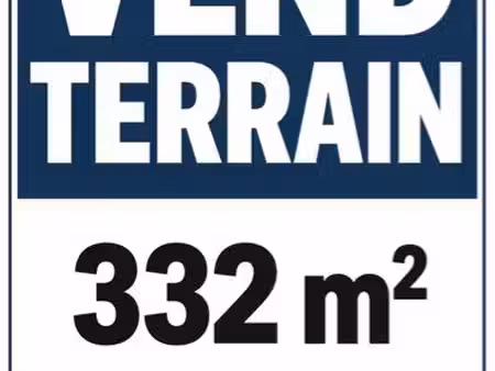 terrain de 332m2 à ormesson sur marne