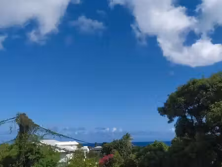 vente direct propriétaire — villa t4 + t2 rdc sur 893 m² & vue mer — le gosier (pliane)