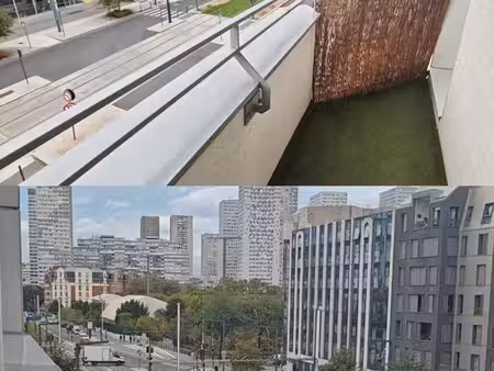 superbe t3 meublé 64 m² avec balcon | dpe b | proche t9 & paris 13e