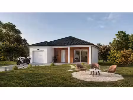 terrain avec maison neuve à vendre