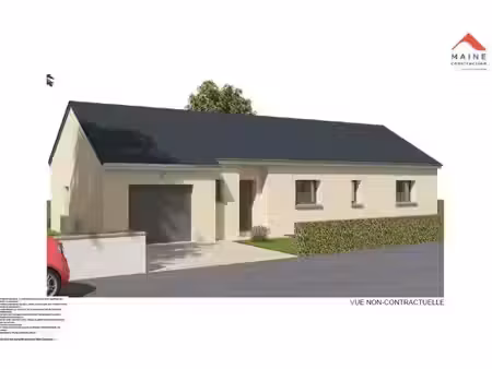 terrain avec maison neuve à vendre