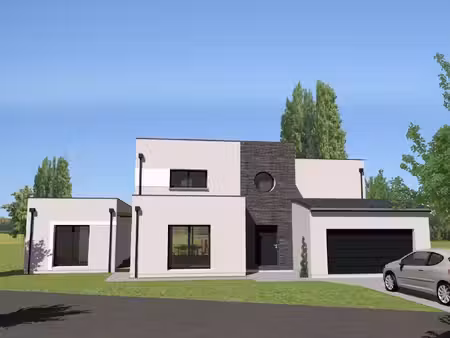 terrain avec maison neuve à vendre