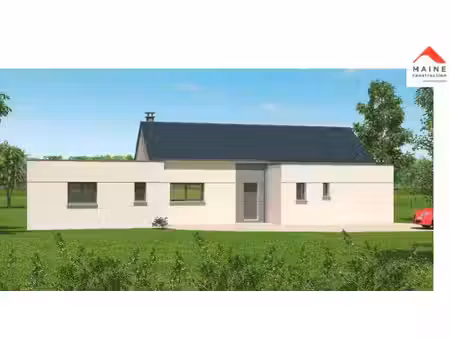 terrain avec maison neuve à vendre