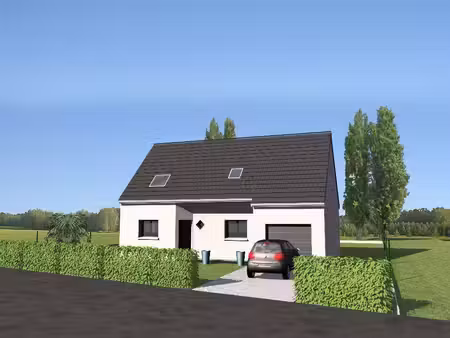 terrain avec maison neuve à vendre