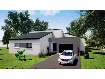 terrain avec maison neuve à vendre