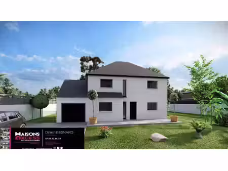 terrain avec maison neuve à vendre