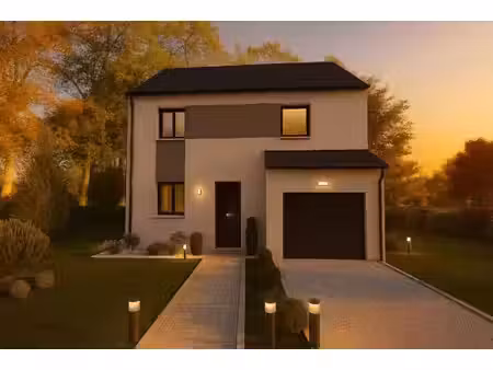 terrain avec maison neuve à vendre