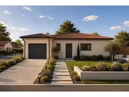 terrain avec maison neuve à vendre