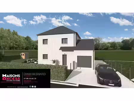 terrain avec maison neuve à vendre