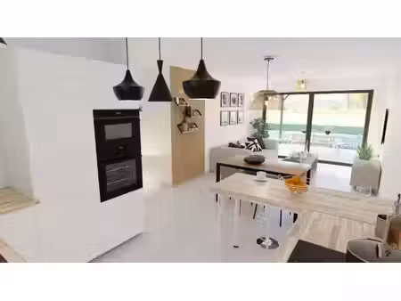 terrain avec maison neuve à vendre