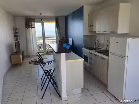 t1 meublé vue mer – 39 m² – le lamentin