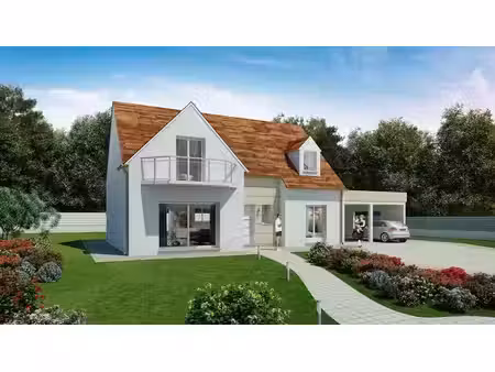 terrain avec maison neuve à vendre