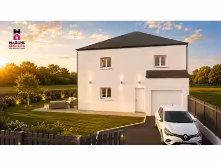 terrain avec maison neuve à vendre